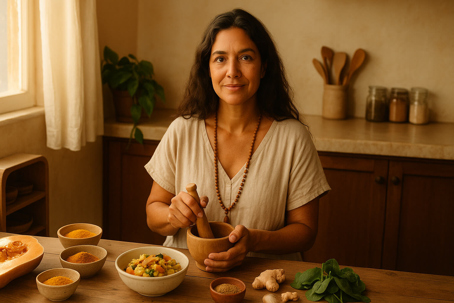 Cozinha Ayurvédica: alimentação como caminho espiritual, cura e autoconhecimento